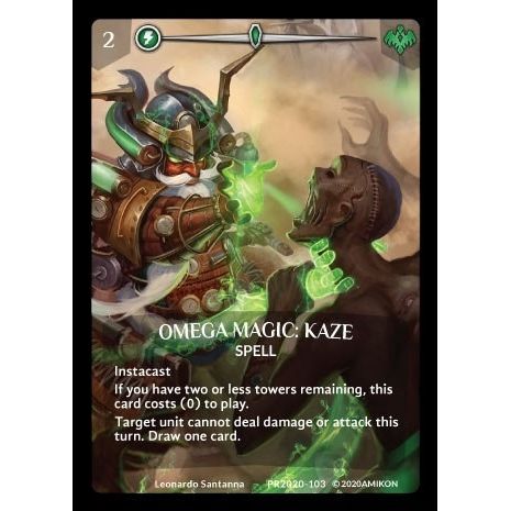 Image for Omega Magic: Kaze (Full Art) (PR2020-103) (PR) - Argent Saga TCG