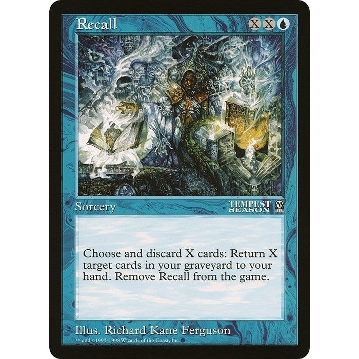 Image for Recall (Arena League) (OVER) - Magic: The Gathering