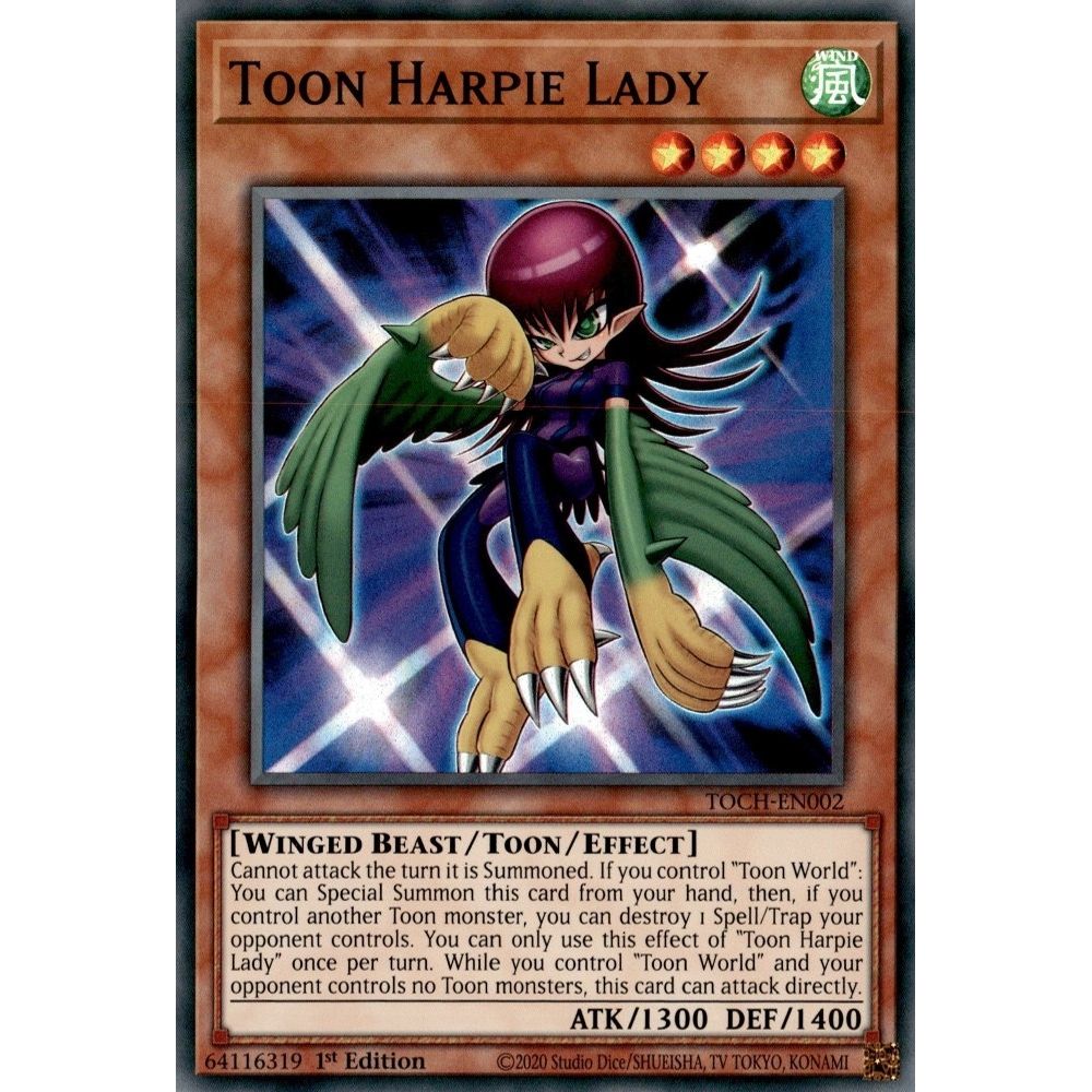 Image for Toon Harpie Lady (TOCH-EN002) (TOCH) - YuGiOh
