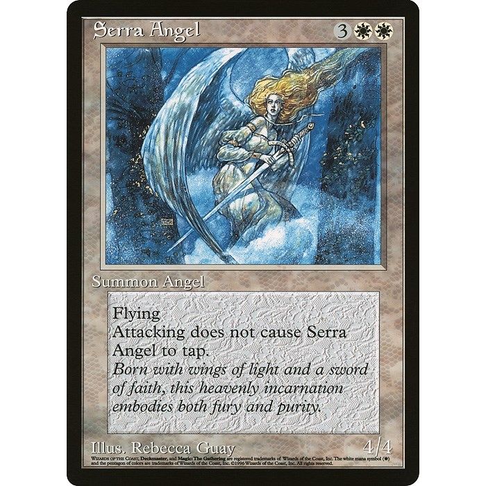 Image for Serra Angel (Comic Insert) (OVER) - Magic: The Gathering