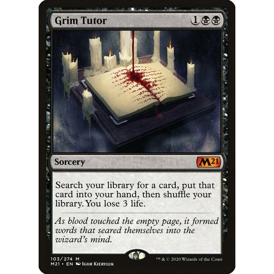 Image for Grim Tutor (103) (M21) - Magic: The Gathering