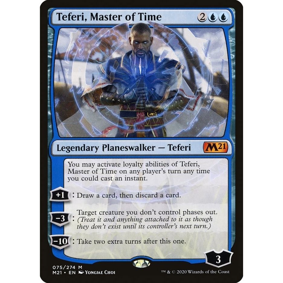 Image for Teferi, Master of Time (75) (M21) - Magic: The Gathering