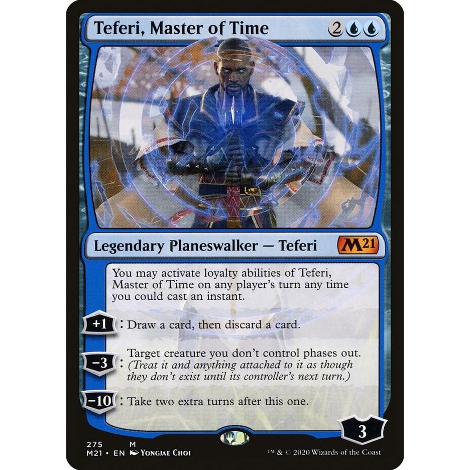 Image for Teferi, Master of Time (275) (275) (M21) - Magic: The Gathering