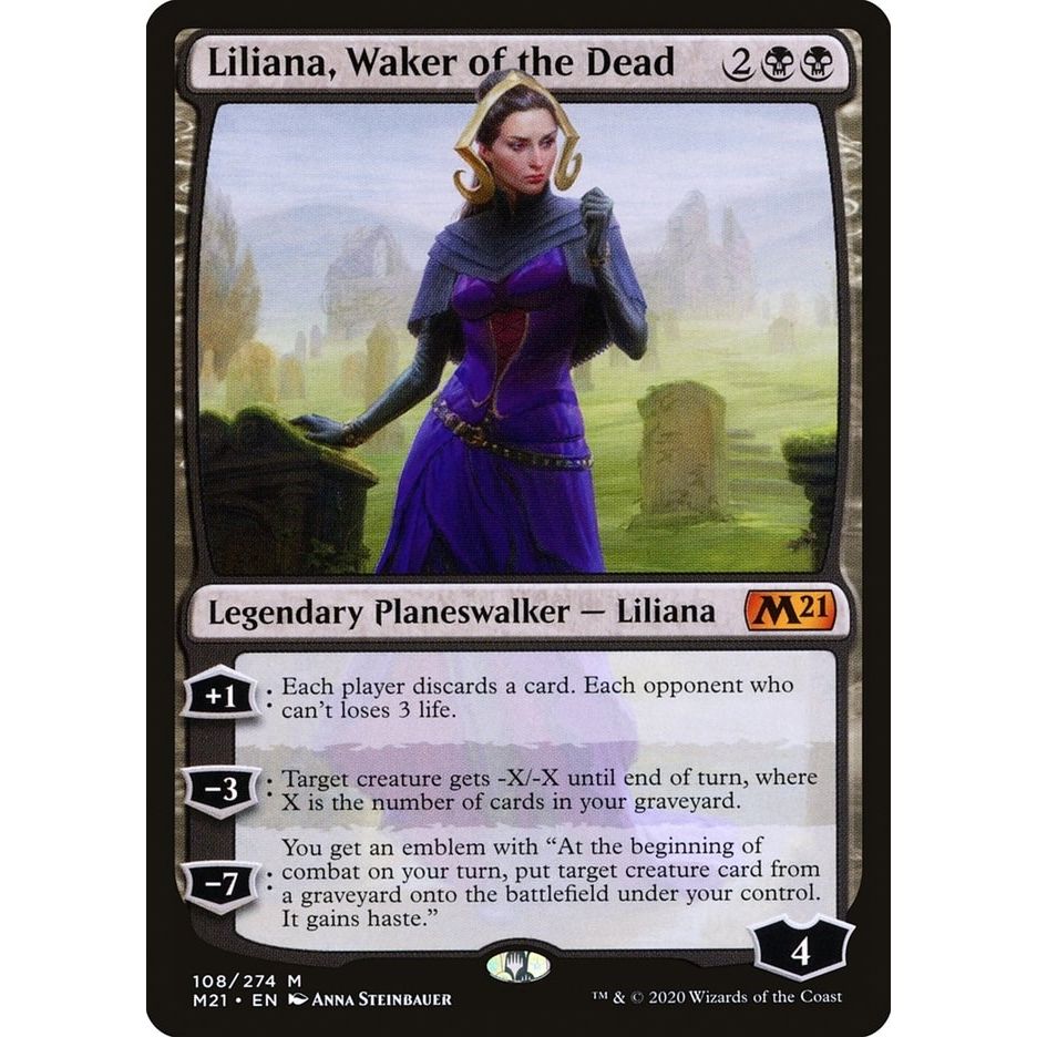 Image for Liliana, Waker of the Dead (108) (M21) - Magic: The Gathering