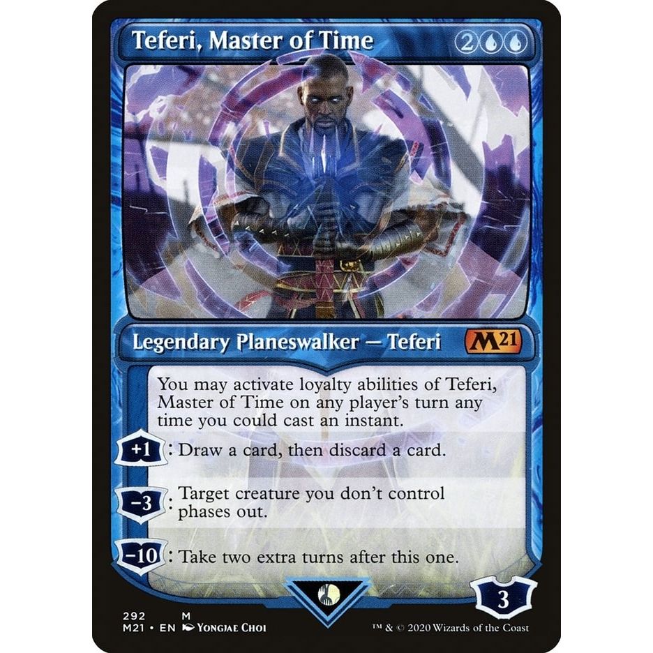 Image for Teferi, Master of Time (Showcase) (292) (292) (M21) - Magic: The Gathering