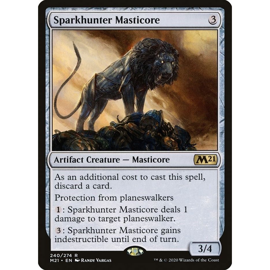 Image for Sparkhunter Masticore (240) (M21) - Magic: The Gathering