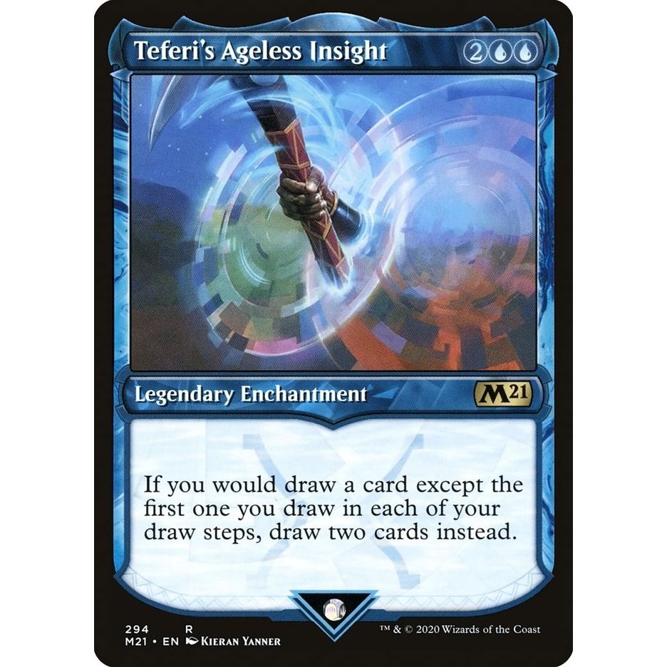 Image for Teferi's Ageless Insight (Showcase) (294) (M21) - Magic: The Gathering