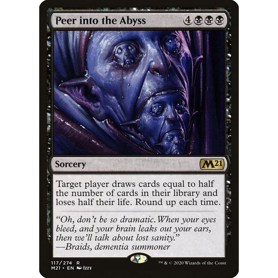 Image for Peer into the Abyss (117) (M21) - Magic: The Gathering