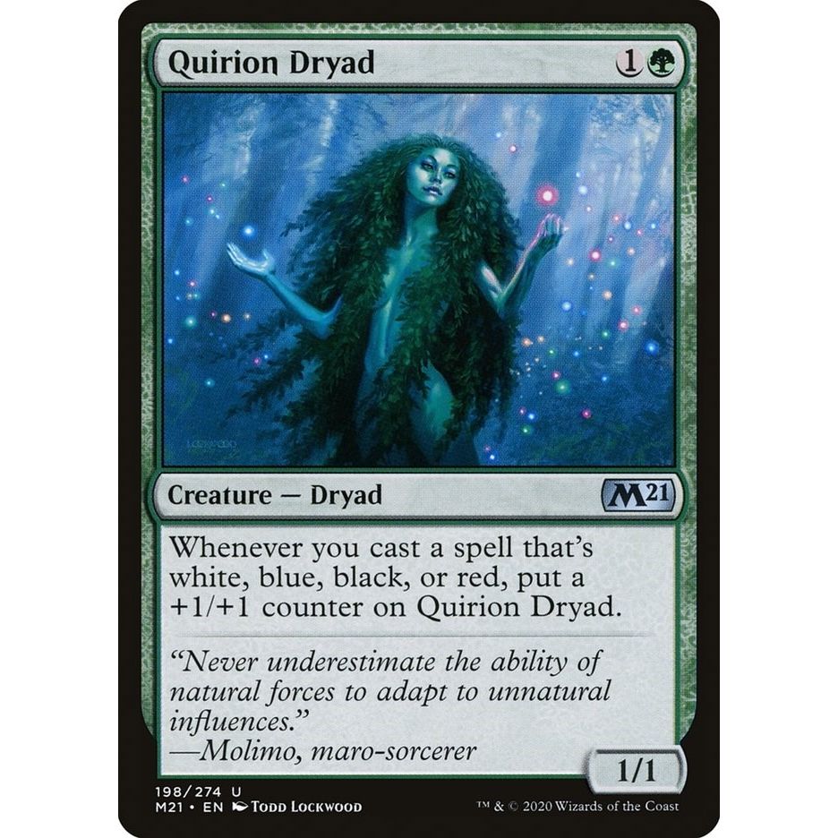 Image for Quirion Dryad (198) (M21) - Magic: The Gathering