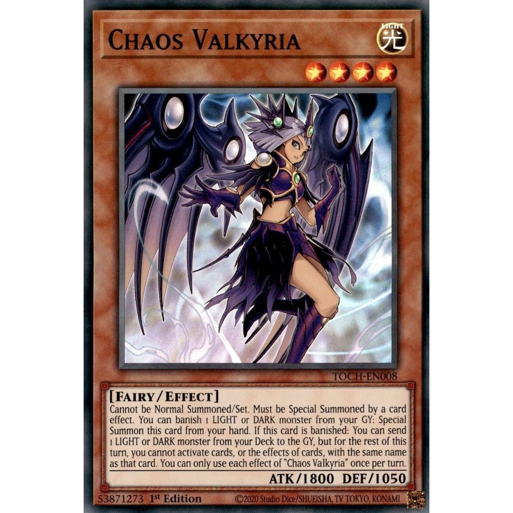 Image for Chaos Valkyria (TOCH-EN008) (TOCH) - YuGiOh