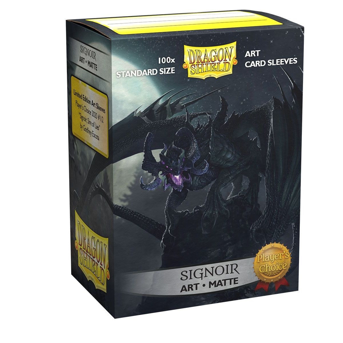 Image for Dragon Shield Player's Choice Matte Art Sleeves - Signoir (100-Pack) - Card Sleeves