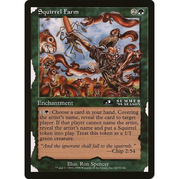 Image for Squirrel Farm (3rd Place) (Arena League) (66) (OVER) - Magic: The Gathering