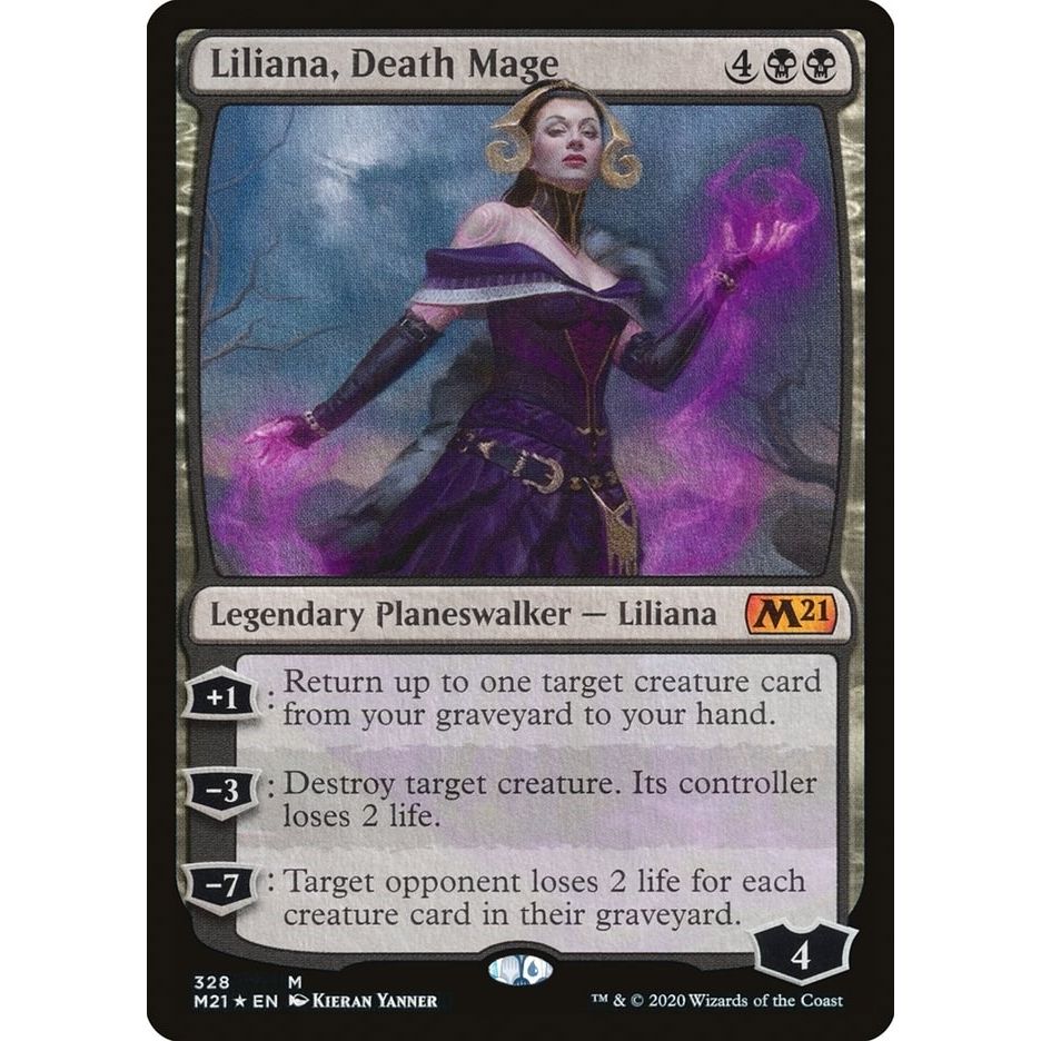 Image for Liliana, Death Mage (328) (M21) - Magic: The Gathering