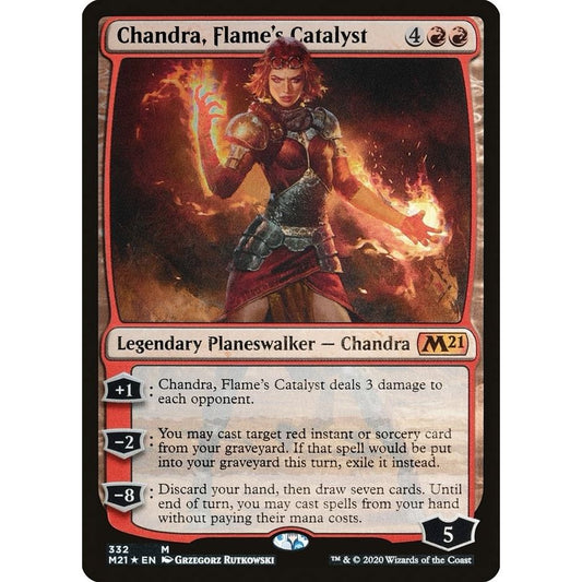 Image for Chandra, Flame's Catalyst (332) (M21) - Magic: The Gathering