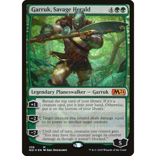 Image for Garruk, Savage Herald (336) (M21) - Magic: The Gathering
