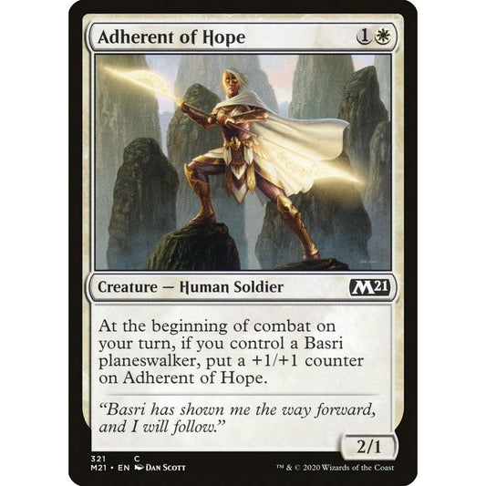 Image for Adherent of Hope (321) (M21) - Magic: The Gathering