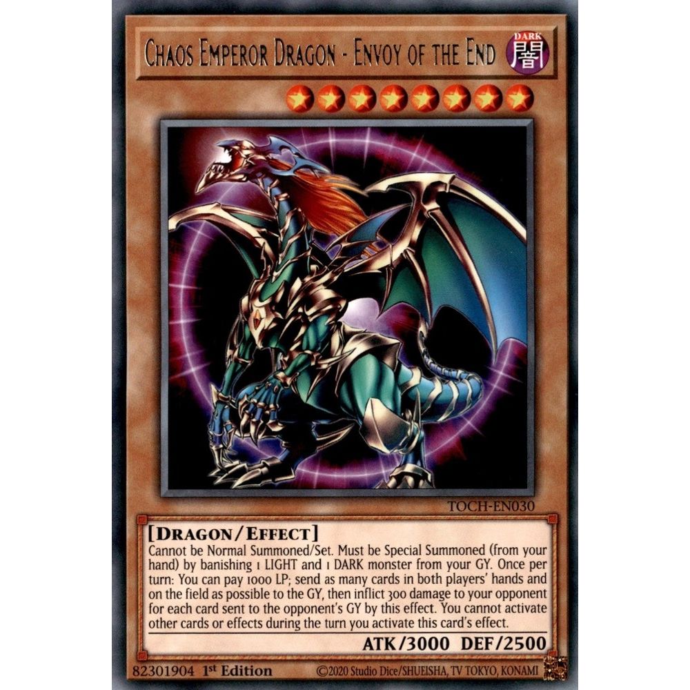Image for Chaos Emperor Dragon - Envoy of the End (TOCH-EN030) (TOCH) - YuGiOh