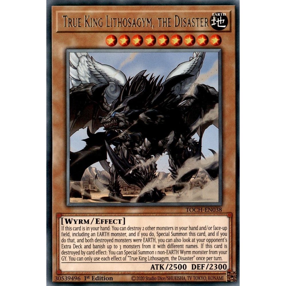Image for True King Lithosagym, the Disaster (TOCH-EN038) (TOCH) - YuGiOh