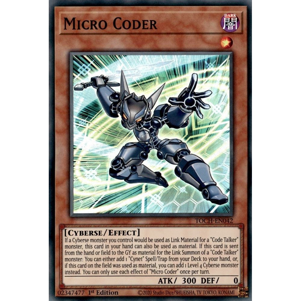 Image for Micro Coder (TOCH-EN042) (TOCH) - YuGiOh