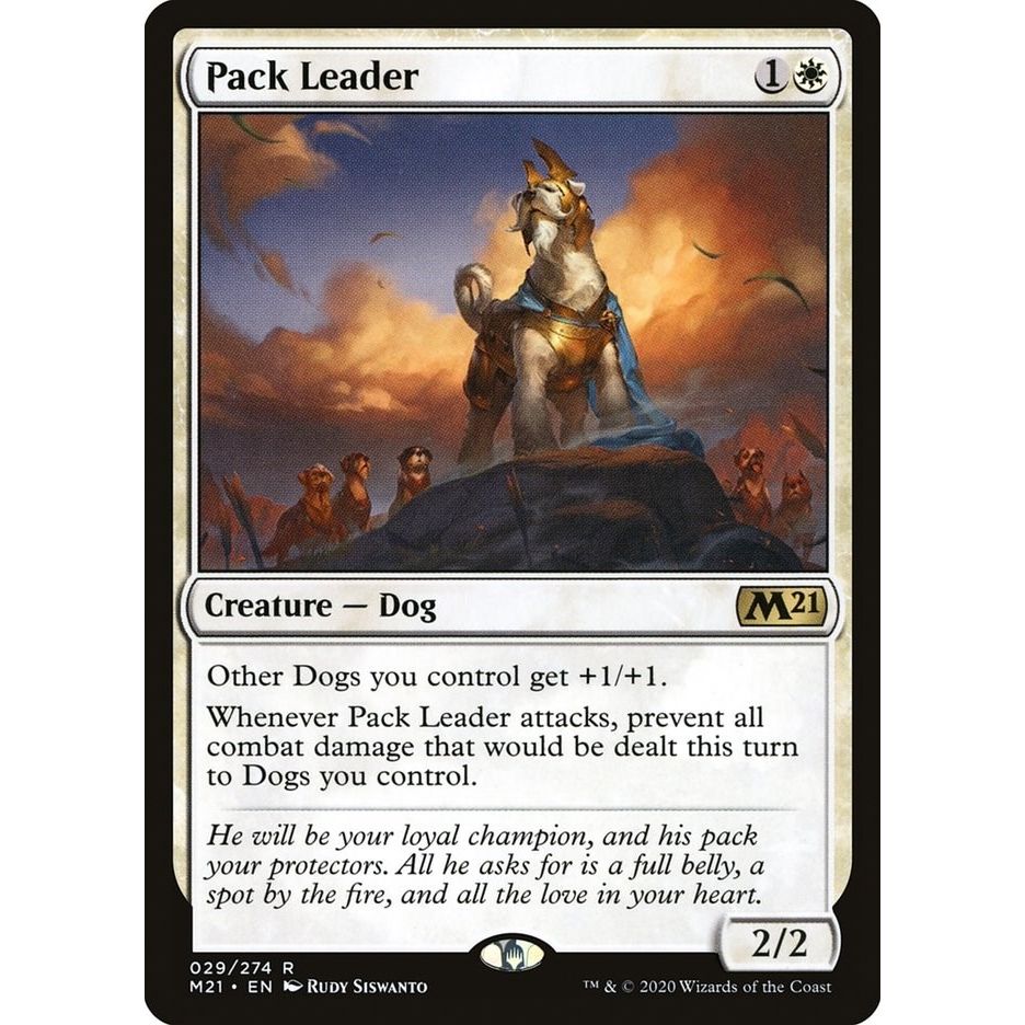 Image for Pack Leader (29) (M21) - Magic: The Gathering