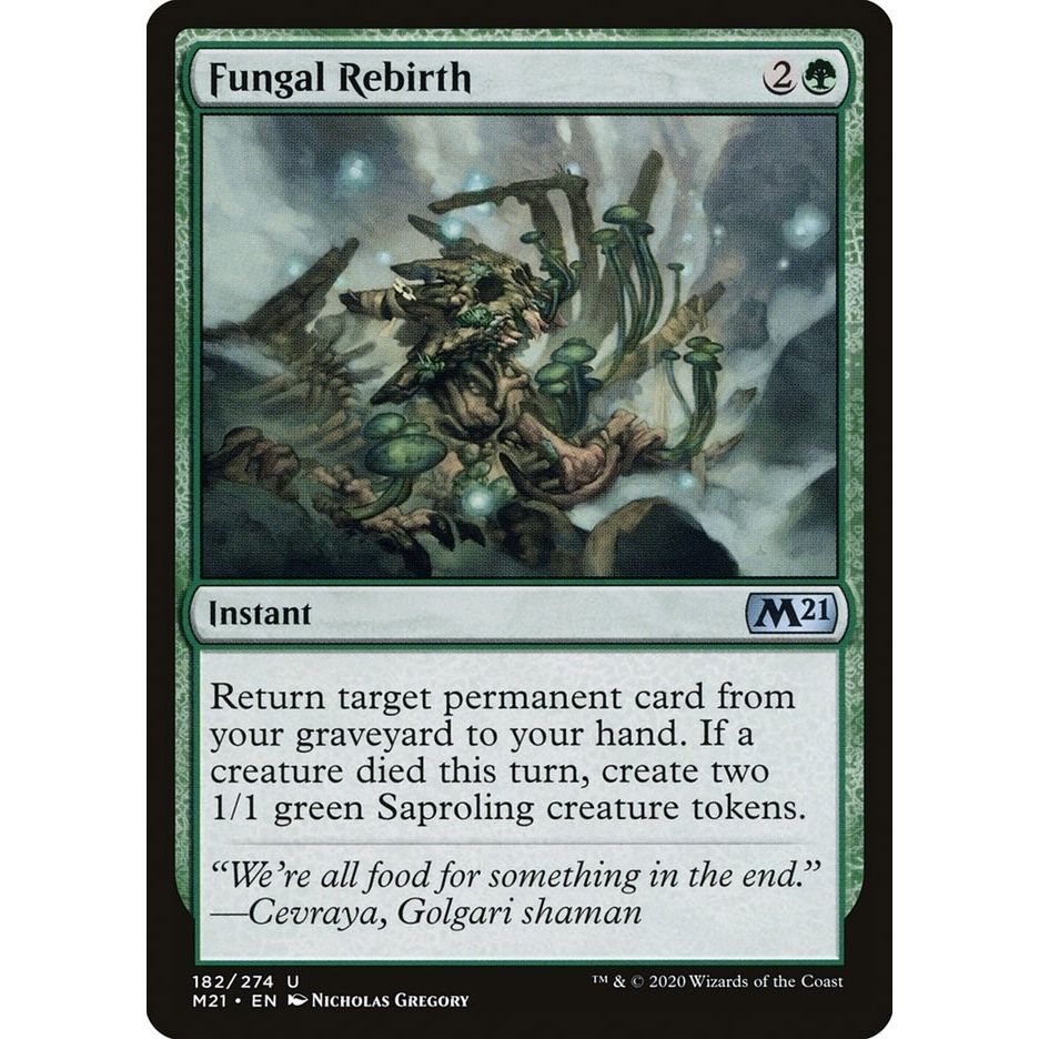 Image for Fungal Rebirth (182) (M21) - Magic: The Gathering