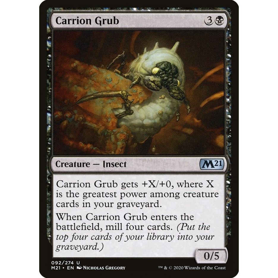 Image for Carrion Grub (92) (M21) - Magic: The Gathering