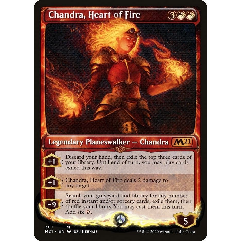 Image for Chandra, Heart of Fire (Showcase) (301) (M21) - Magic: The Gathering