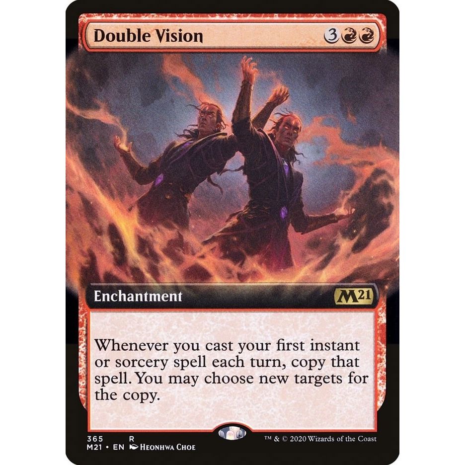 Image for Double Vision (Extended Art) (365) (M21) - Magic: The Gathering