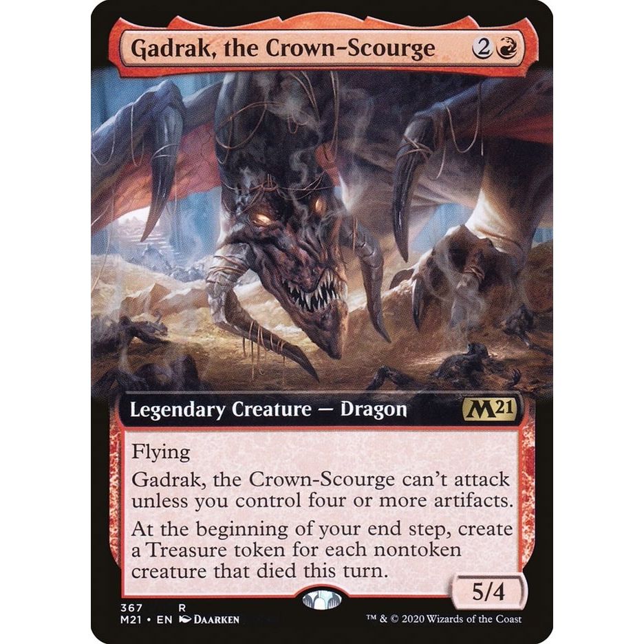 Image for Gadrak, the Crown-Scourge (Extended Art) (367) (M21) - Magic: The Gathering