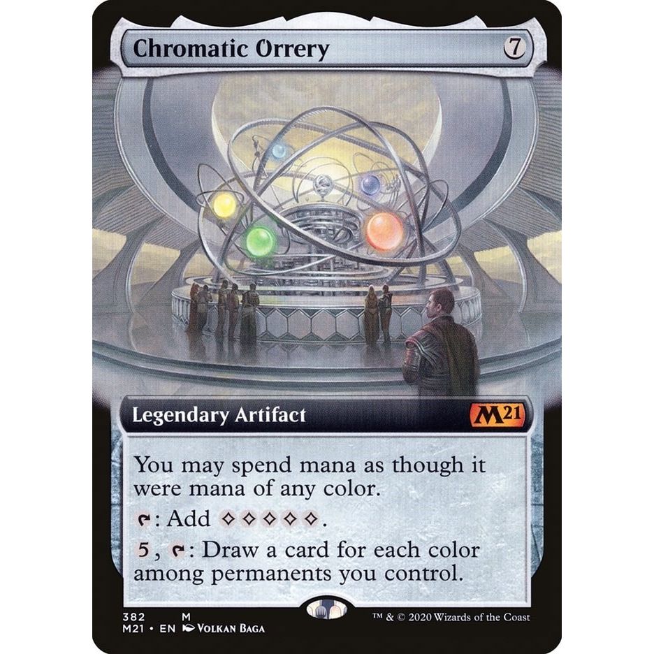 Image for Chromatic Orrery (Extended Art) (382) (M21) - Magic: The Gathering
