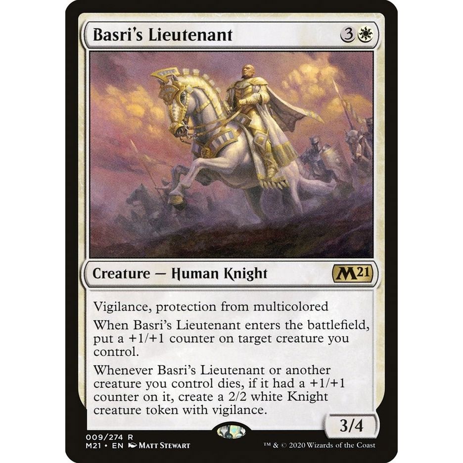 Image for Basri's Lieutenant (9) (M21) - Magic: The Gathering