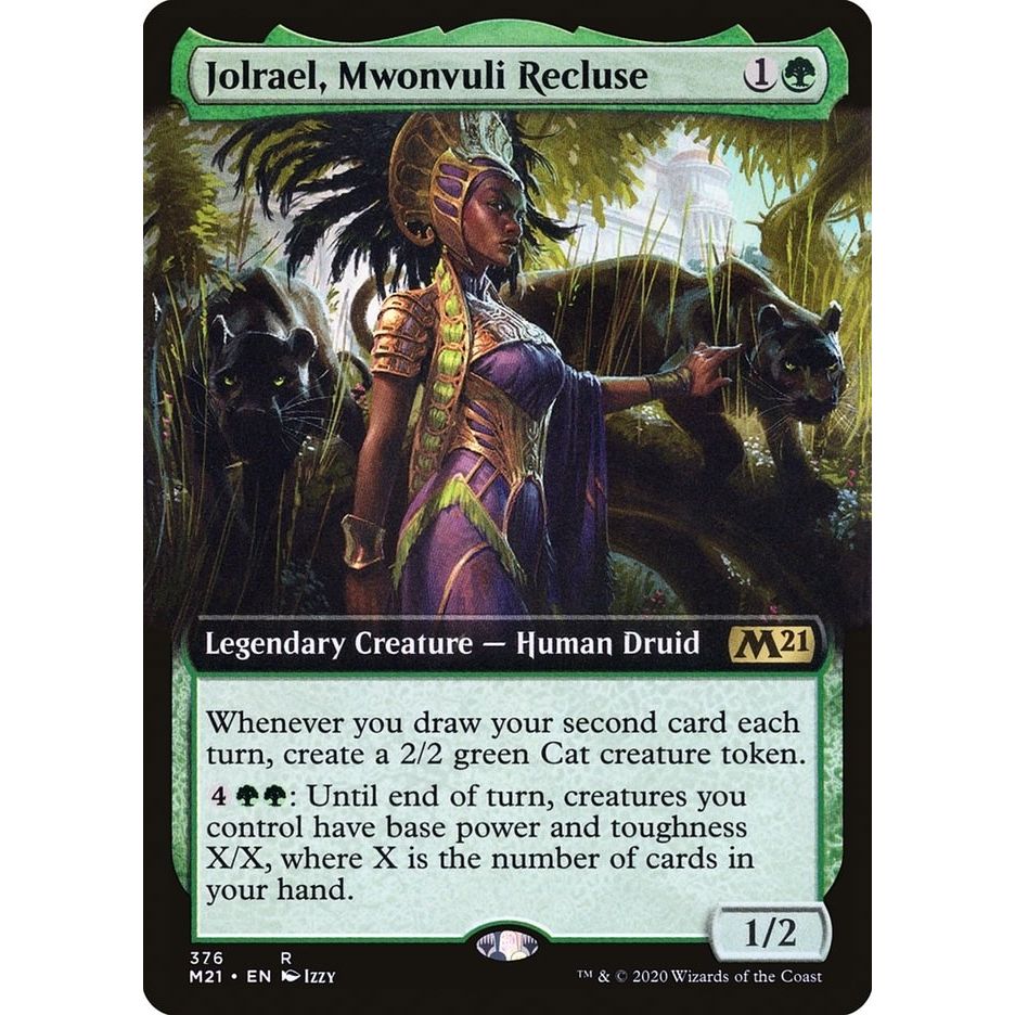 Image for Jolrael, Mwonvuli Recluse (Extended Art) (376) (M21) - Magic: The Gathering