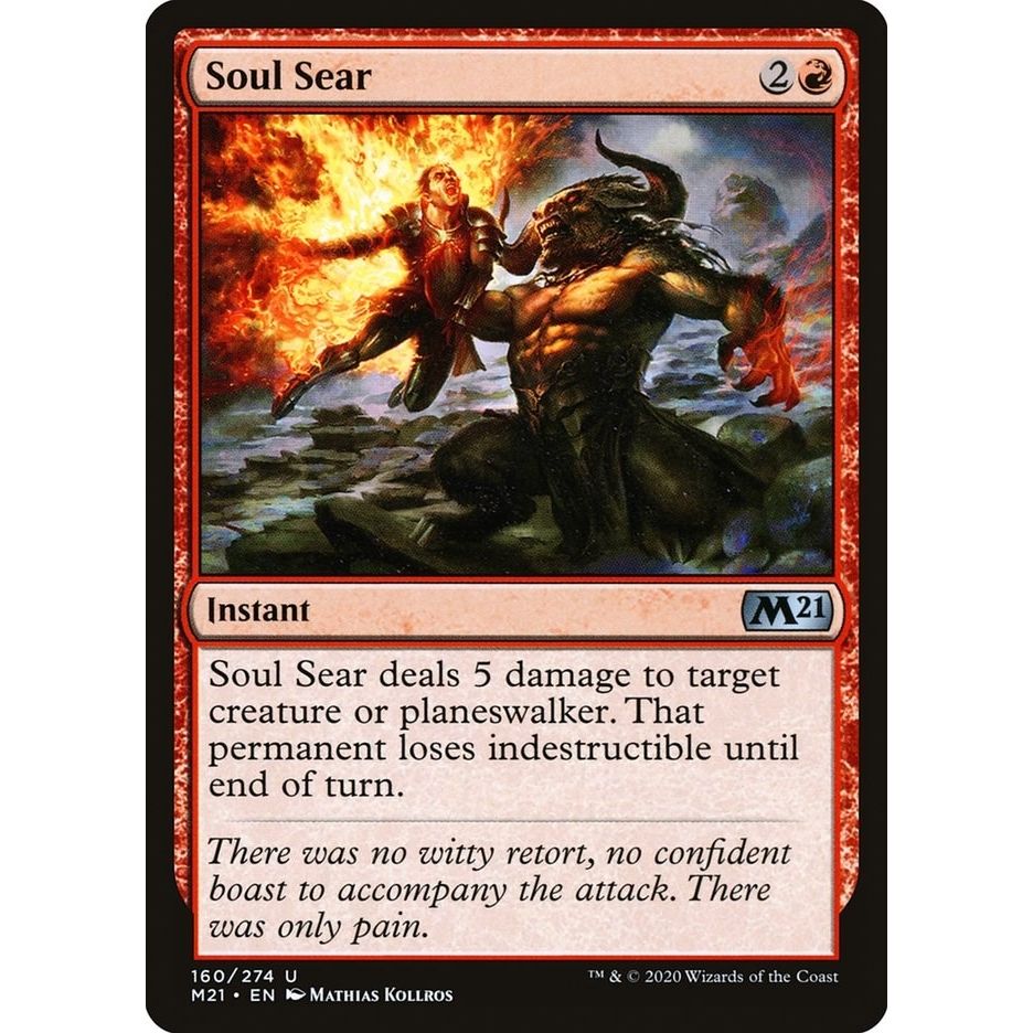 Image for Soul Sear (160) (M21) - Magic: The Gathering