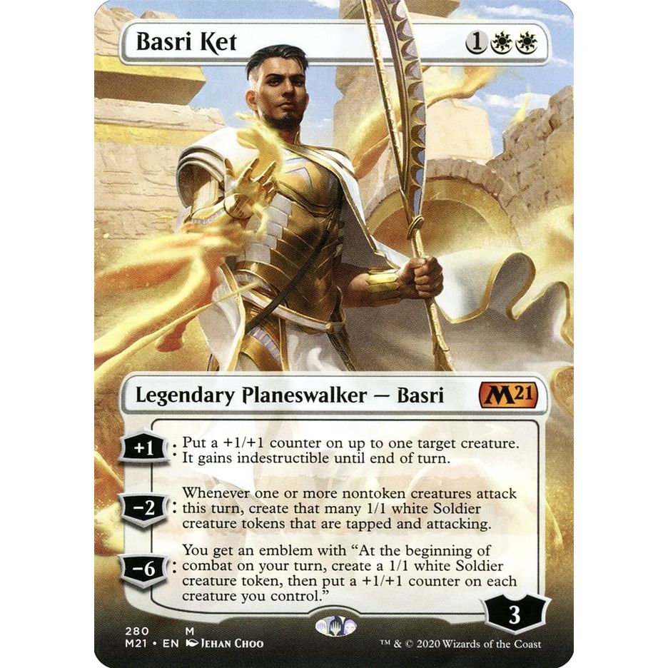 Image for Basri Ket (Borderless) (280) (M21) - Magic: The Gathering
