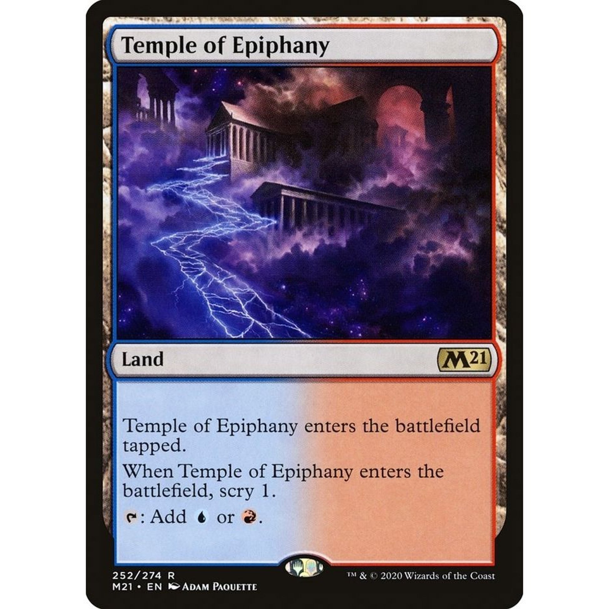 Image for Temple of Epiphany (252) (M21) - Magic: The Gathering