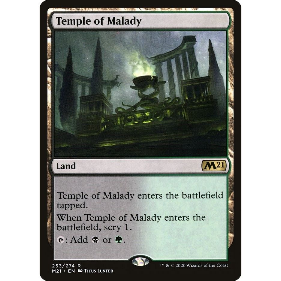 Image for Temple of Malady (253) (M21) - Magic: The Gathering