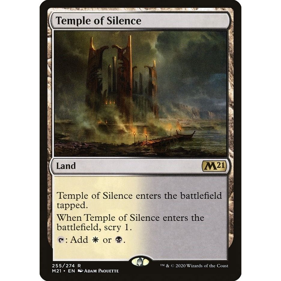 Image for Temple of Silence (255) (M21) - Magic: The Gathering