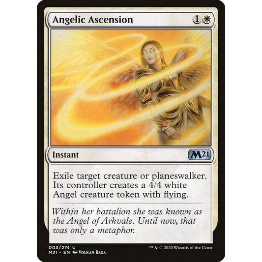 Image for Angelic Ascension (3) (M21) - Magic: The Gathering