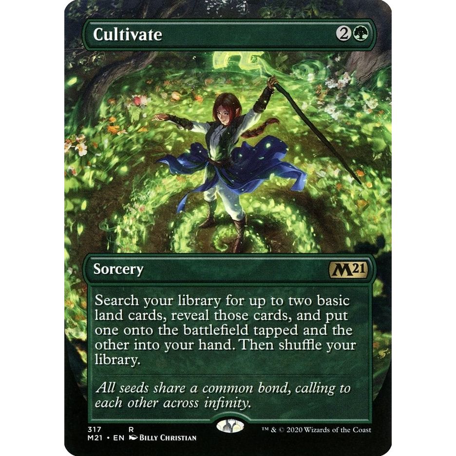Image for Cultivate (Alternate Art) (317) (M21) - Magic: The Gathering