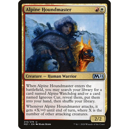 Image for Alpine Houndmaster (215) (M21) - Magic: The Gathering