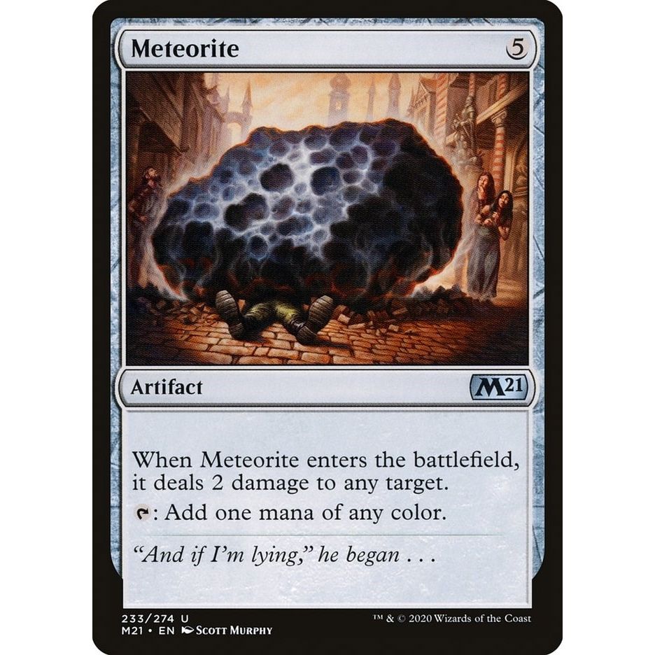 Image for Meteorite (233) (M21) - Magic: The Gathering