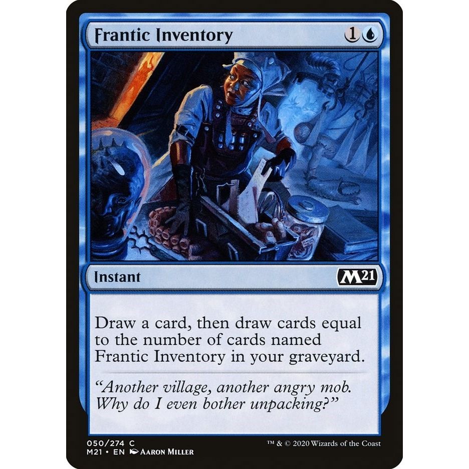 Image for Frantic Inventory (50) (M21) - Magic: The Gathering