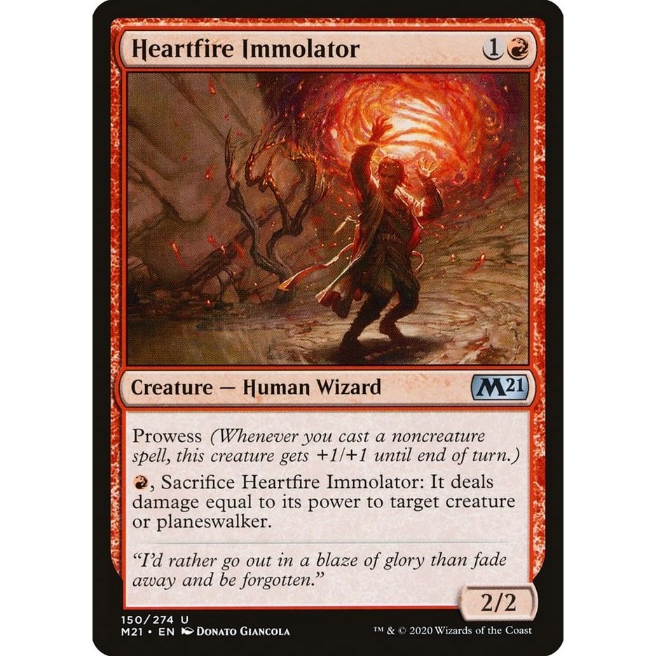 Image for Heartfire Immolator (150) (M21) - Magic: The Gathering