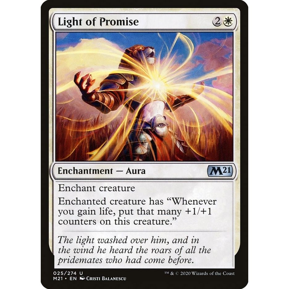 Image for Light of Promise (25) (M21) - Magic: The Gathering