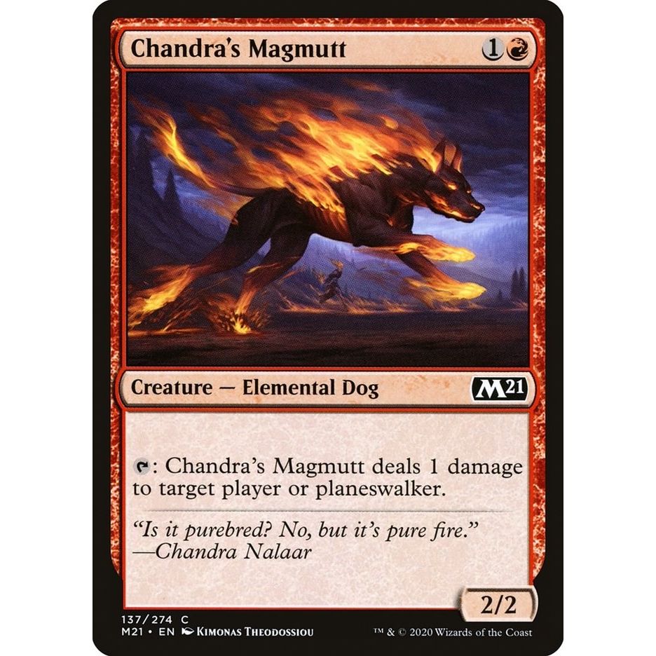 Image for Chandra's Magmutt (137) (M21) - Magic: The Gathering