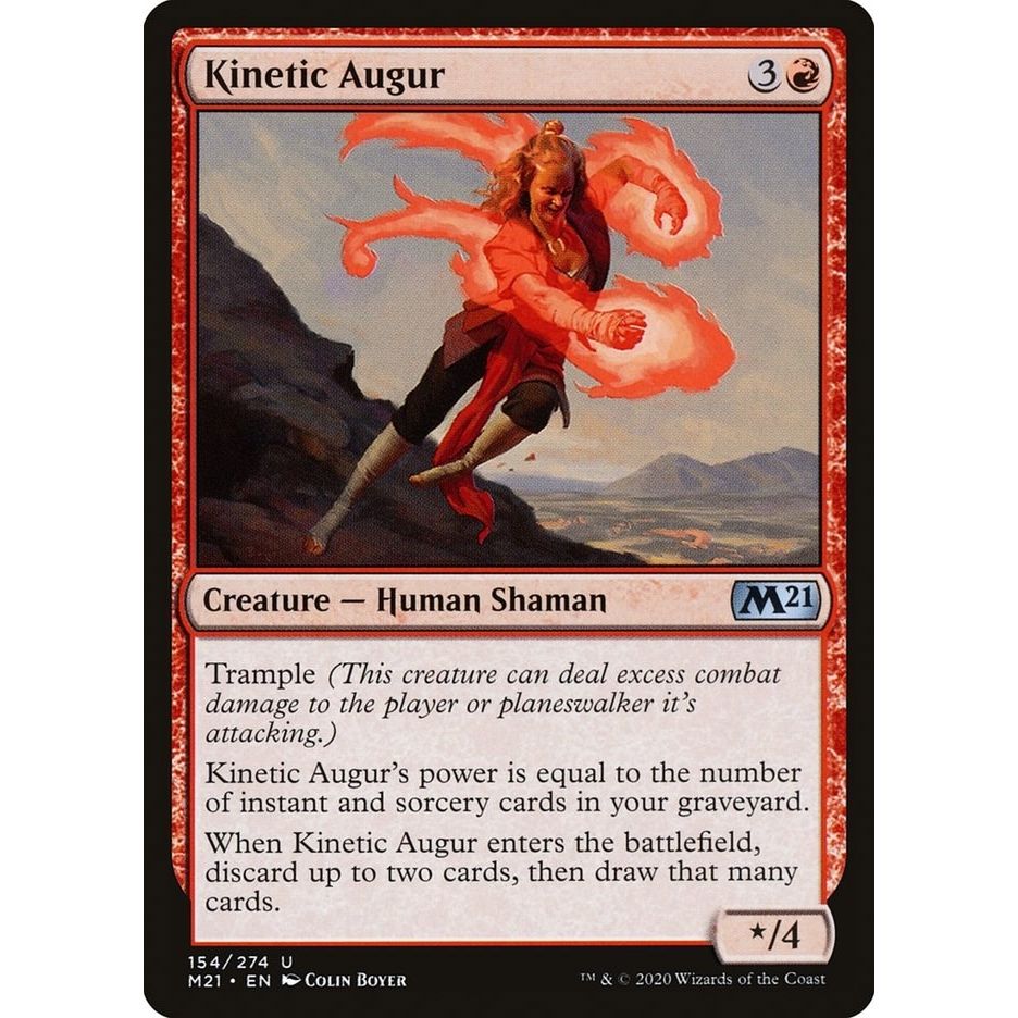 Image for Kinetic Augur (154) (M21) - Magic: The Gathering