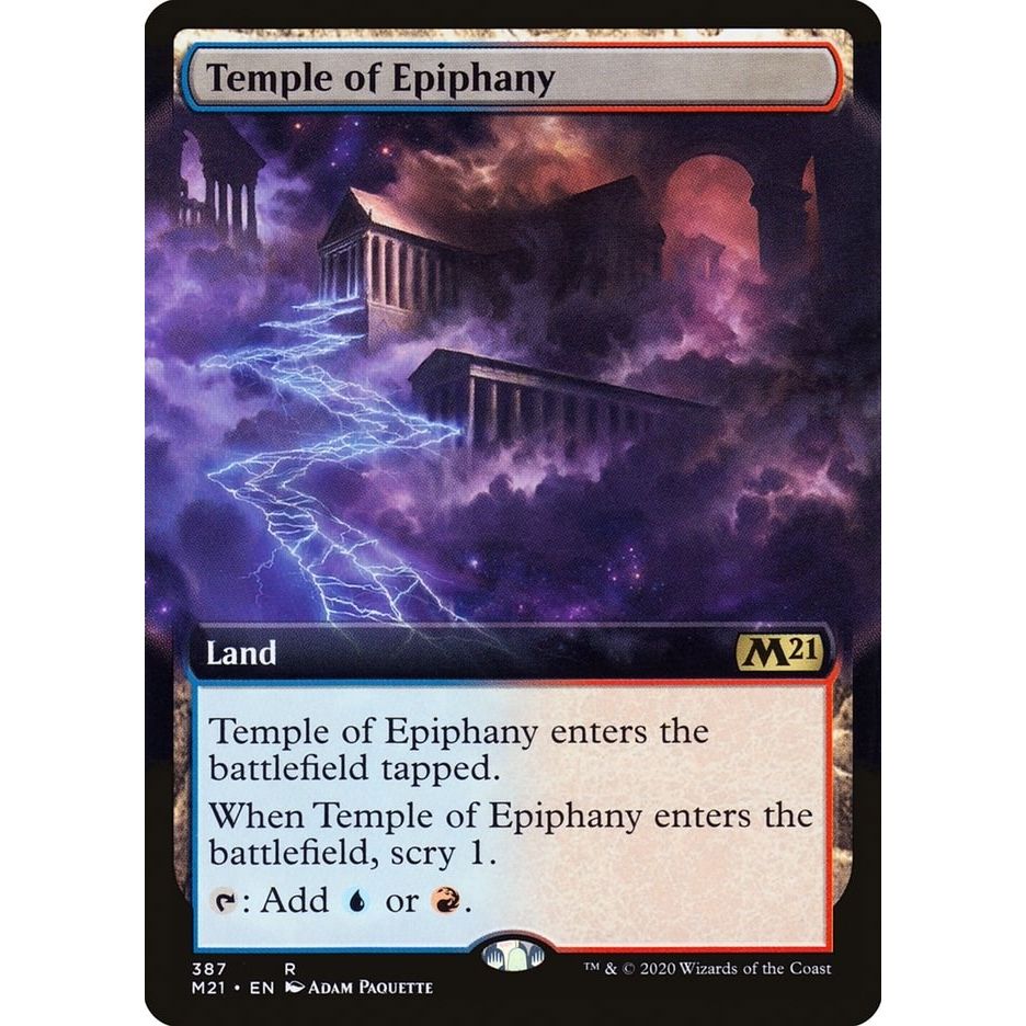 Image for Temple of Epiphany (Extended Art) (387) (M21) - Magic: The Gathering