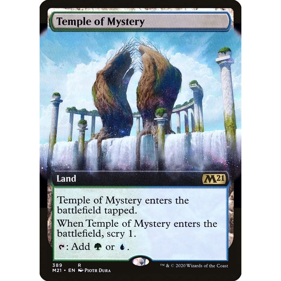 Image for Temple of Mystery (Extended Art) (389) (M21) - Magic: The Gathering