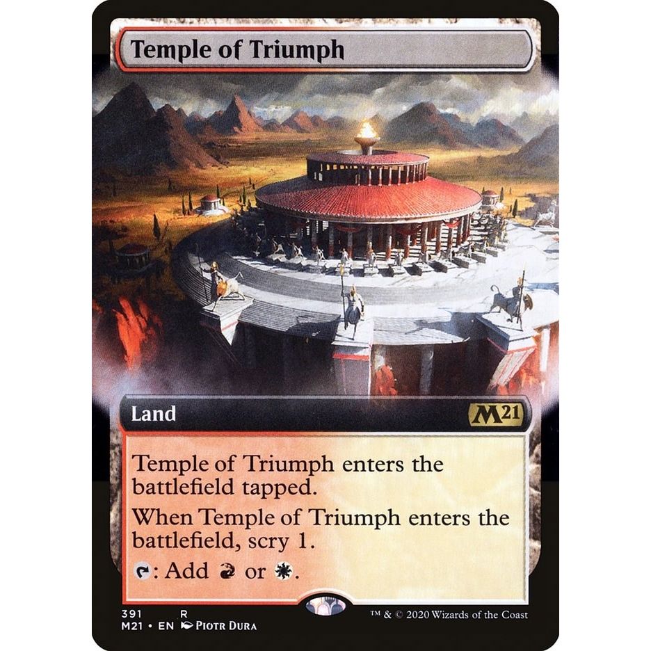 Image for Temple of Triumph (Extended Art) (391) (M21) - Magic: The Gathering