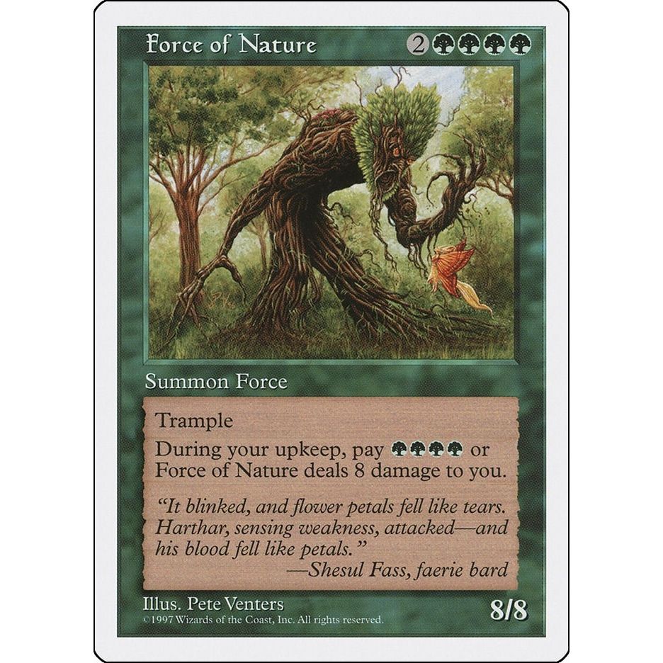 Image for Force of Nature (5ED) - Magic: The Gathering